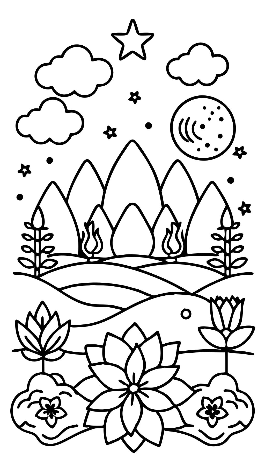 easy mindfulness coloring pages